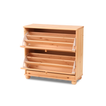 Claudia Schuhschrank / Schuhkipper | 2-Türig | 100% Bio Kiefer Massivholz