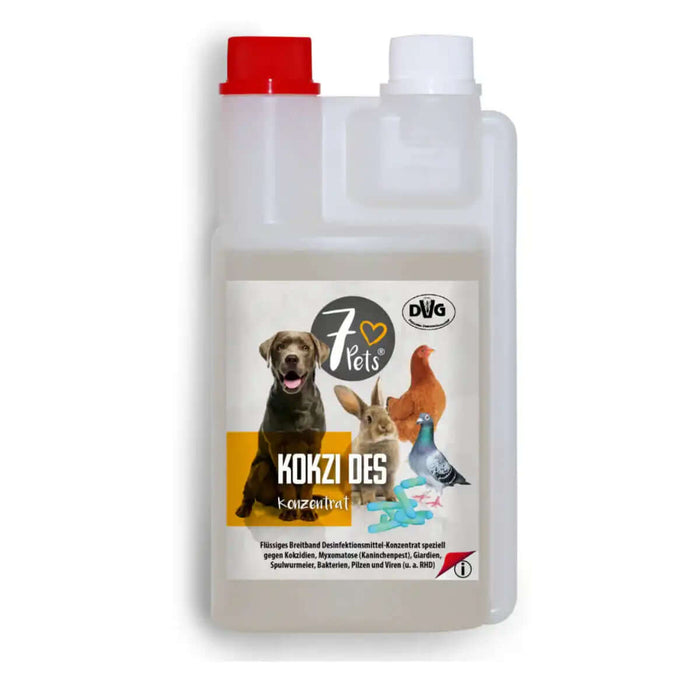 7Pets KOKZI DES Breitband Desinfektionsmittel-Konzentrat