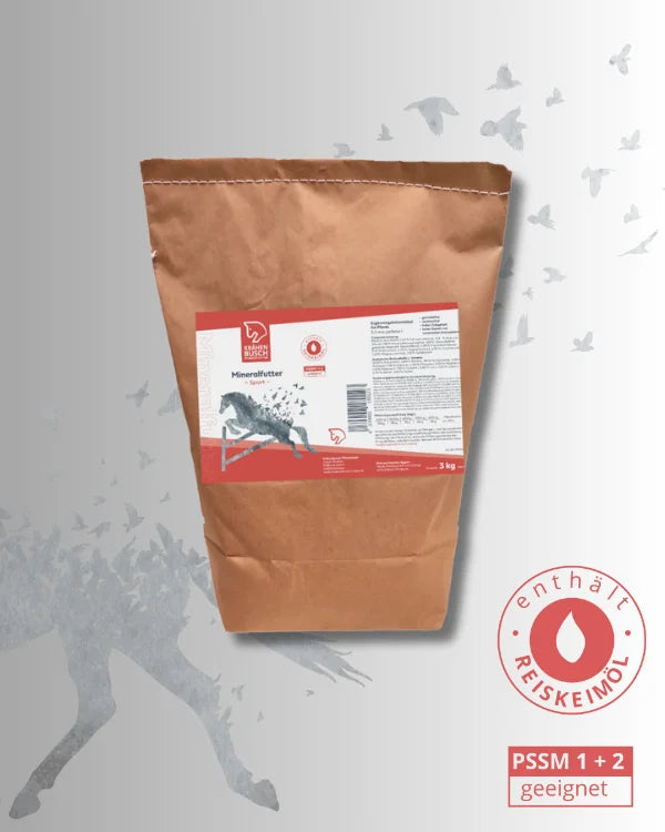 Krähenbusch Mineralfutter Sport Für Sportpferde Mineral Und Vitamin Versorgung Mit Hoch Bioverfügbarem Vitamin E