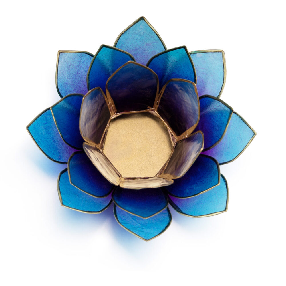 Lotus Teelicht Capiz - aus natürlicher Capiz Muschel