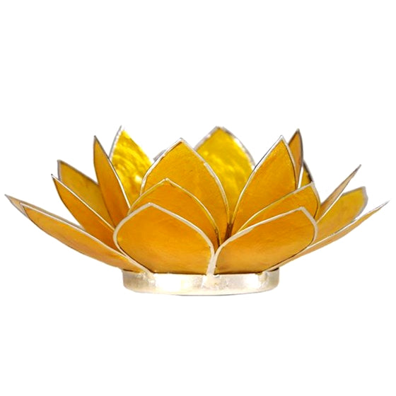 Lotus Teelicht Capiz - aus natürlicher Capiz Muschel