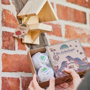 Leckerbissenhalter mit 4 BIO-Futterknödeln