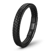 Destiny Unisex Echtleder Armband Mit Edelstahl Magnetverschluss Und Gravur Verlängerungsglied 19 21 23 Cm Mit Luxus Etui