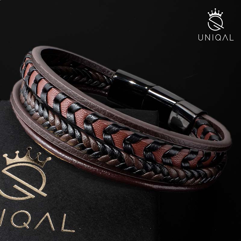 Armara Brown Unisex Echtleder Lederarmband Braun Gravierbar In Den Größen 19 21 23 Cm Mit Gratis Luxus Etui