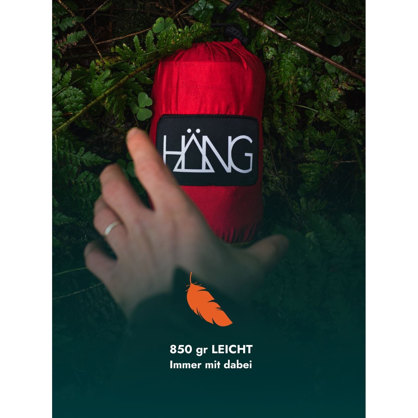 HÄNG Hängematte + Aufhängung