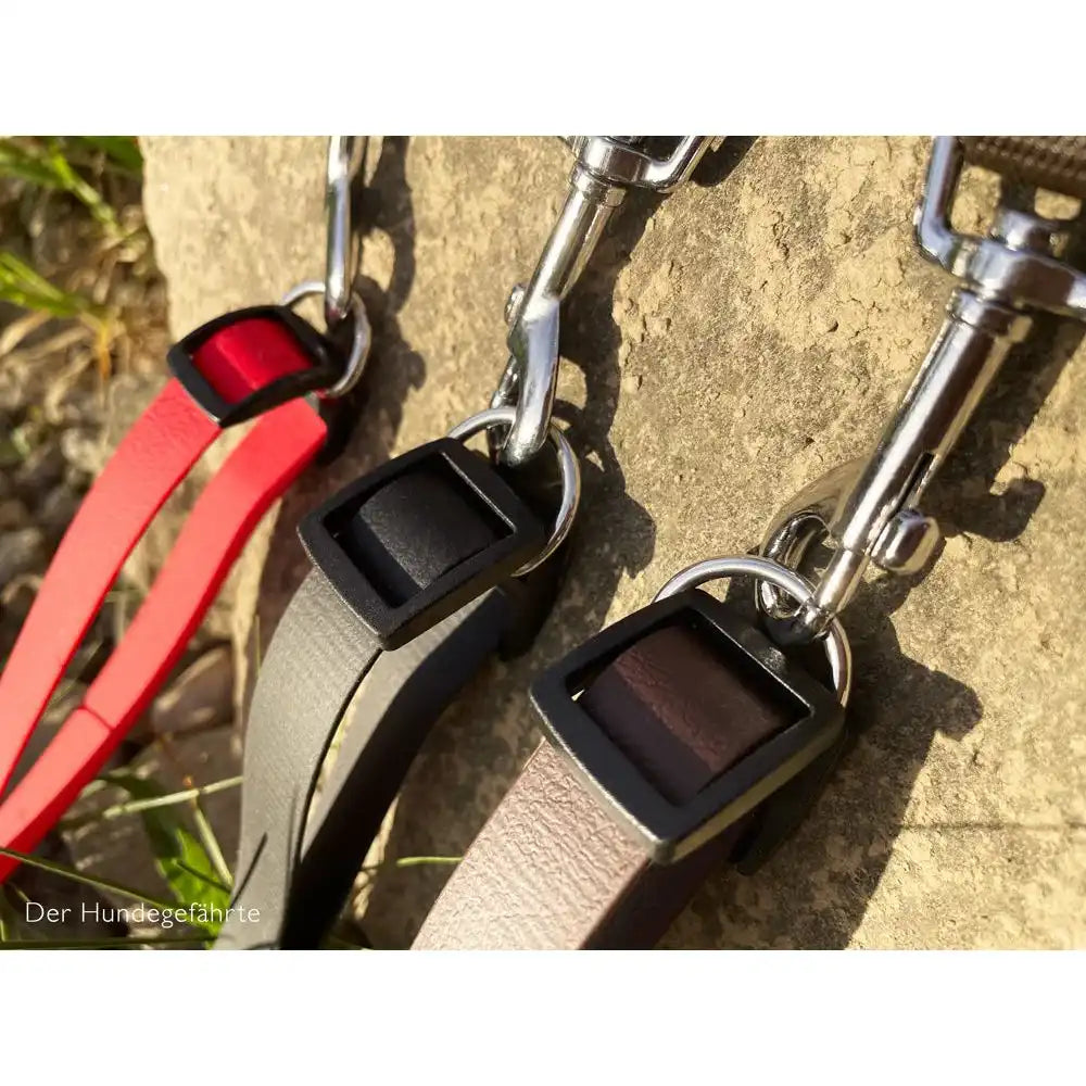 Doppel-Schleppleine FERNWEH aus BioThane®/POP - Band by Der Hundegefährte