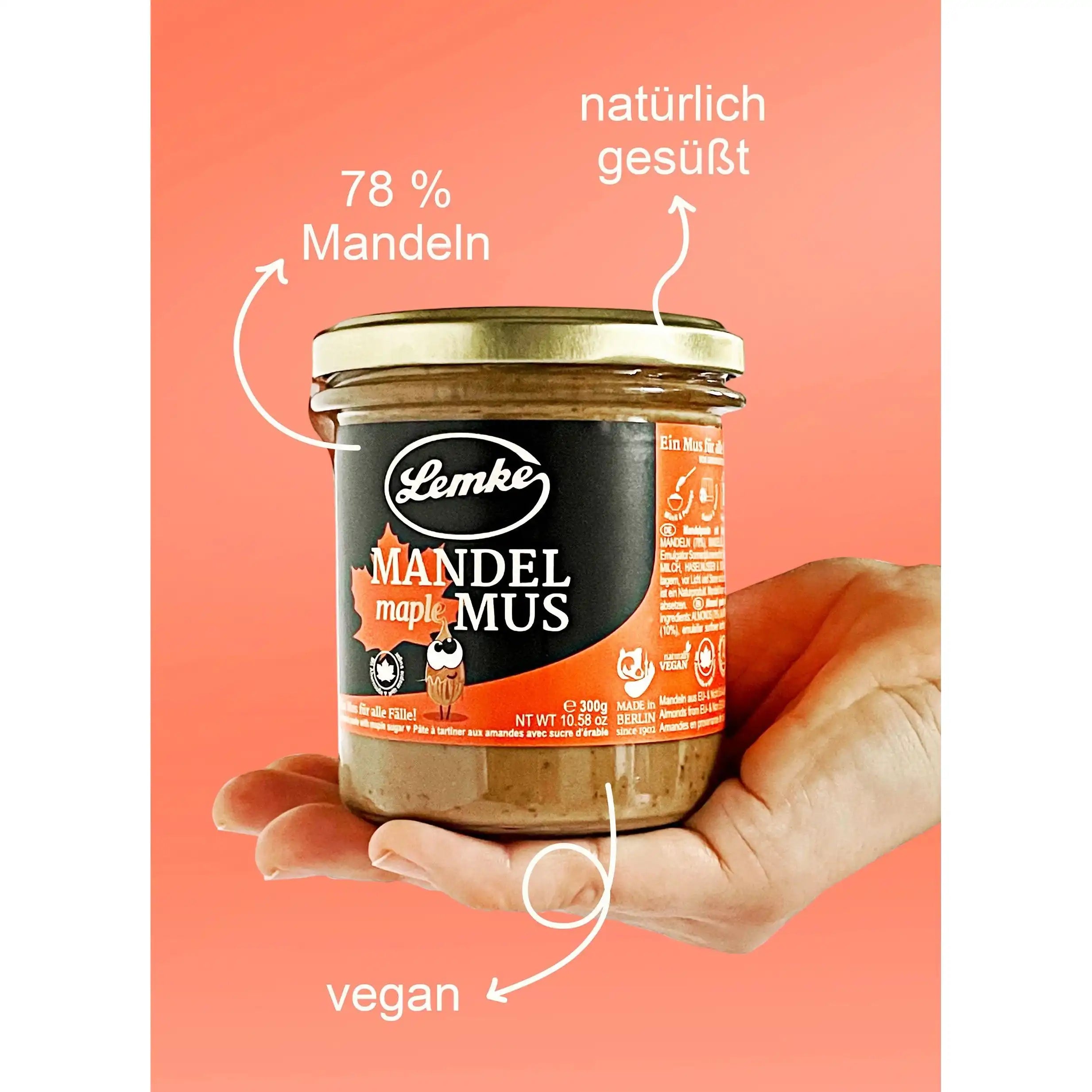 Mandelmus Maple by Lemke Feines Berliner Marzipan & Mehr