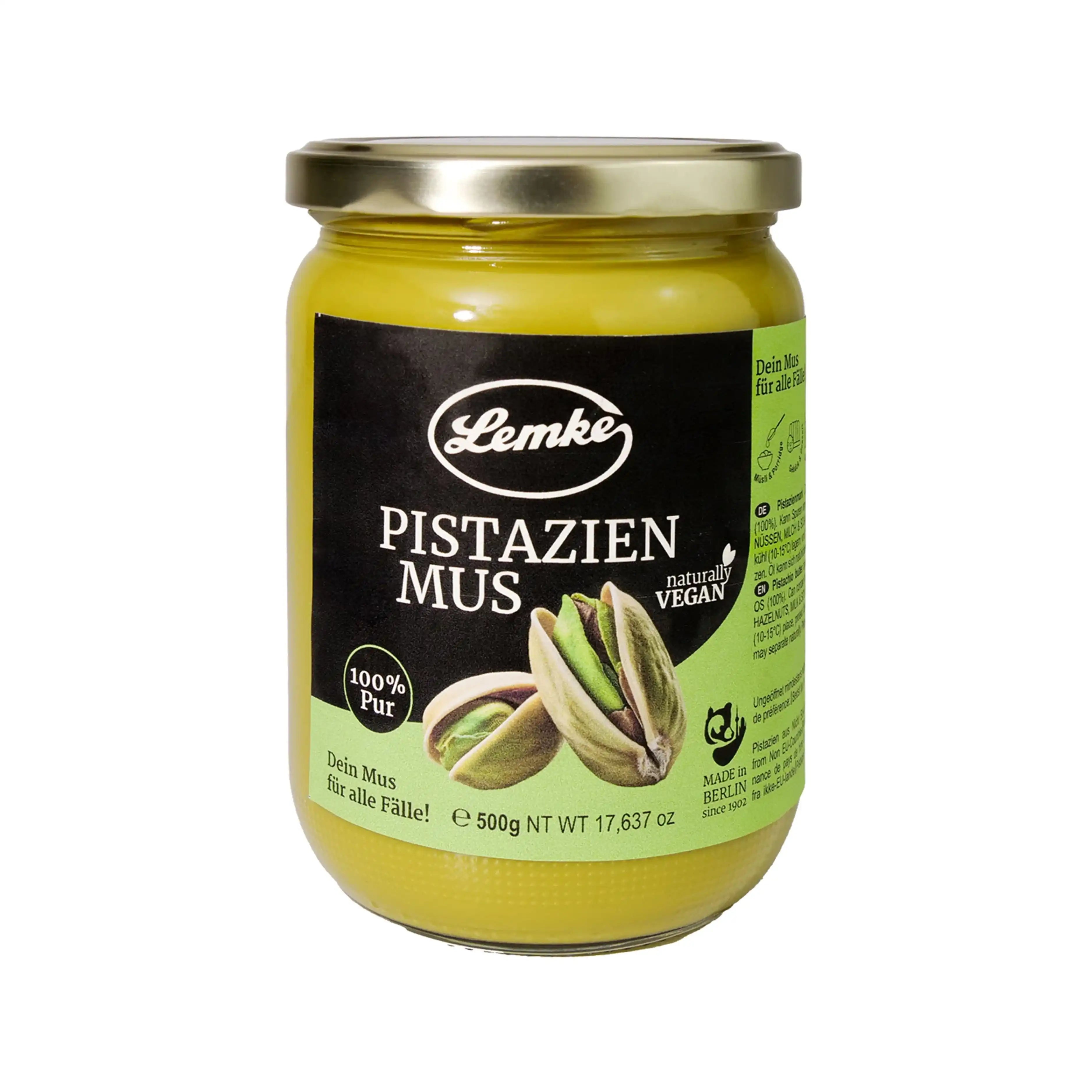 Pistazienmus 500g by Lemke Feines Berliner Marzipan & Mehr