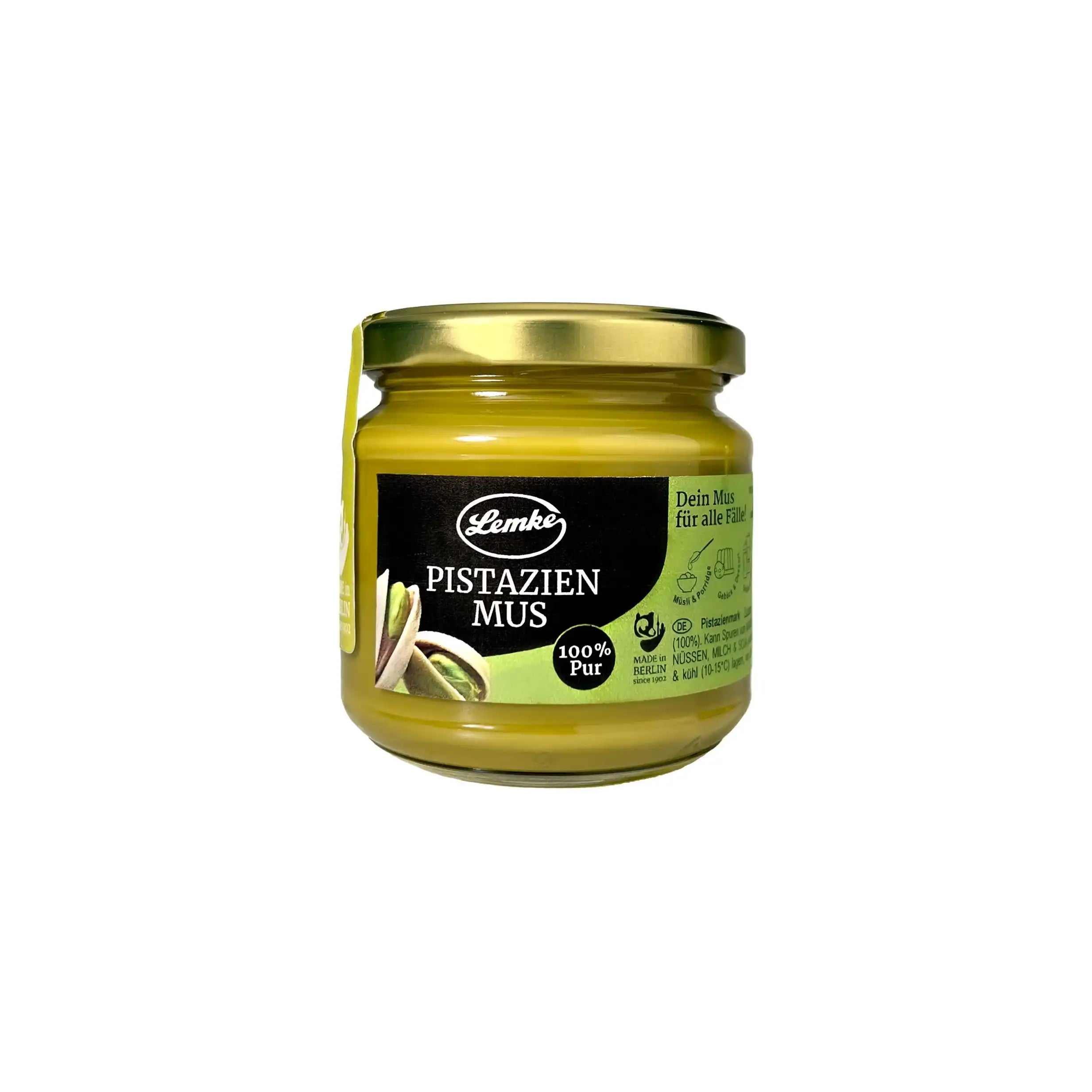 Pistazienmus 180g by Lemke Feines Berliner Marzipan & Mehr