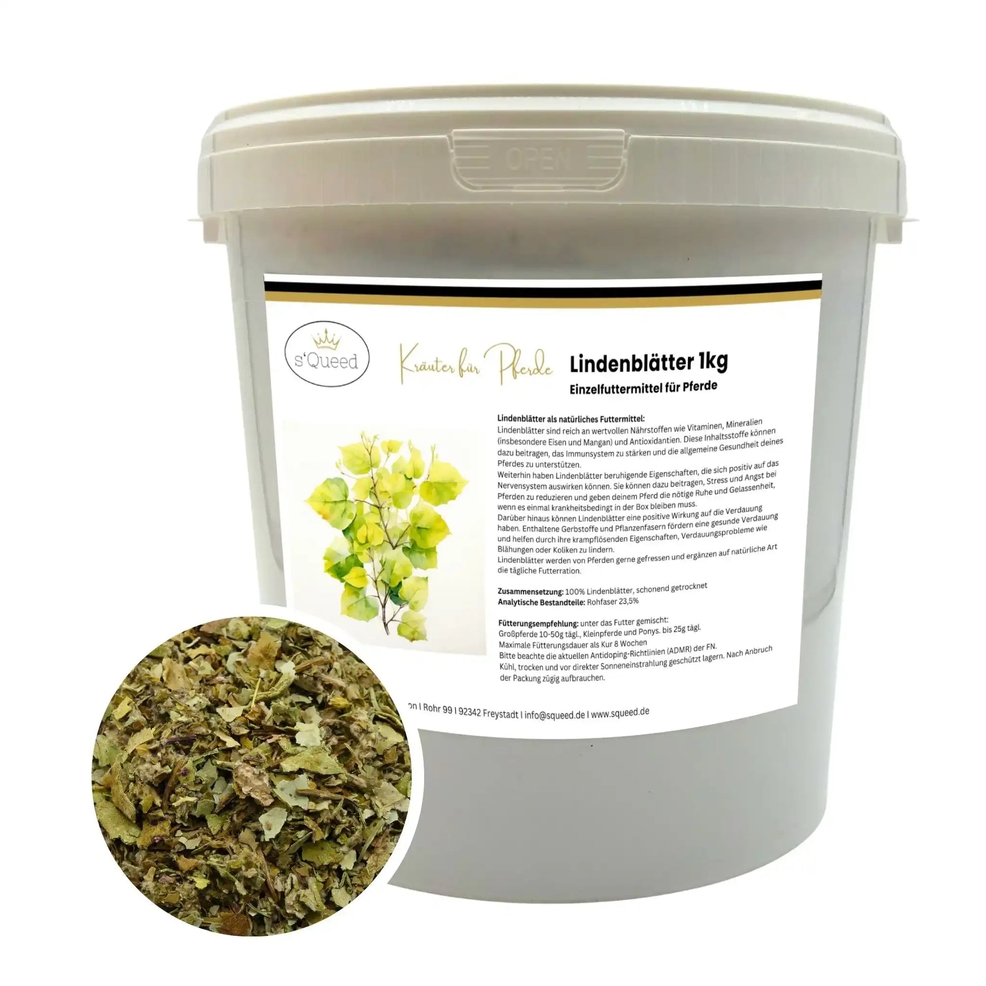 Lindenblätter Für Pferde Immunsystem Und Verdauung Natürliches Zusatzfutter Zur Unterstützung Von Abwehrkräften Nerven by s`Queed