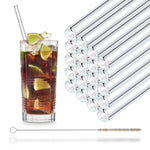 20x 23cm (Gerade) Glasstrohhalme Party Set