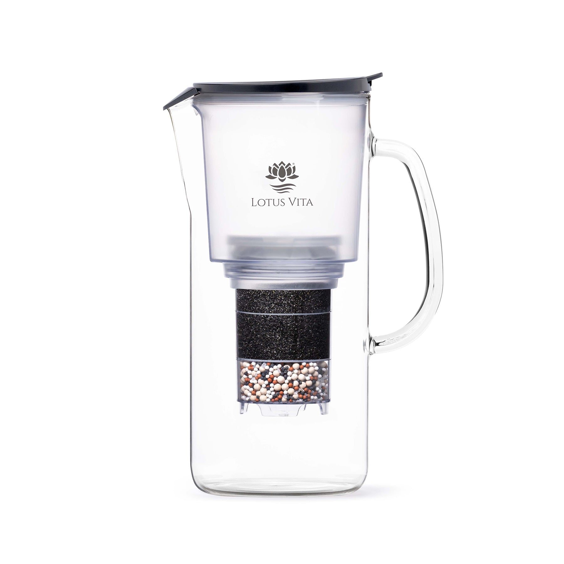 Lotus Vita - Glas-Filterkanne - TOYA - 1,4L