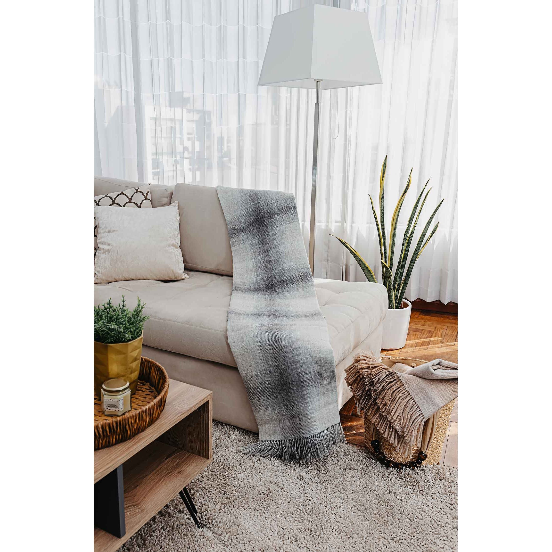 KUNA UKULELE – Edle Decke aus Baby-Alpaka & Seide | Leicht, weich & stilvoll