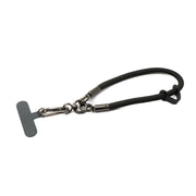 Handgelenk Schlaufe Armband Aus Nylon Schwarz Zur Smartphone Hülle Befestigung Mit Tether Pad
