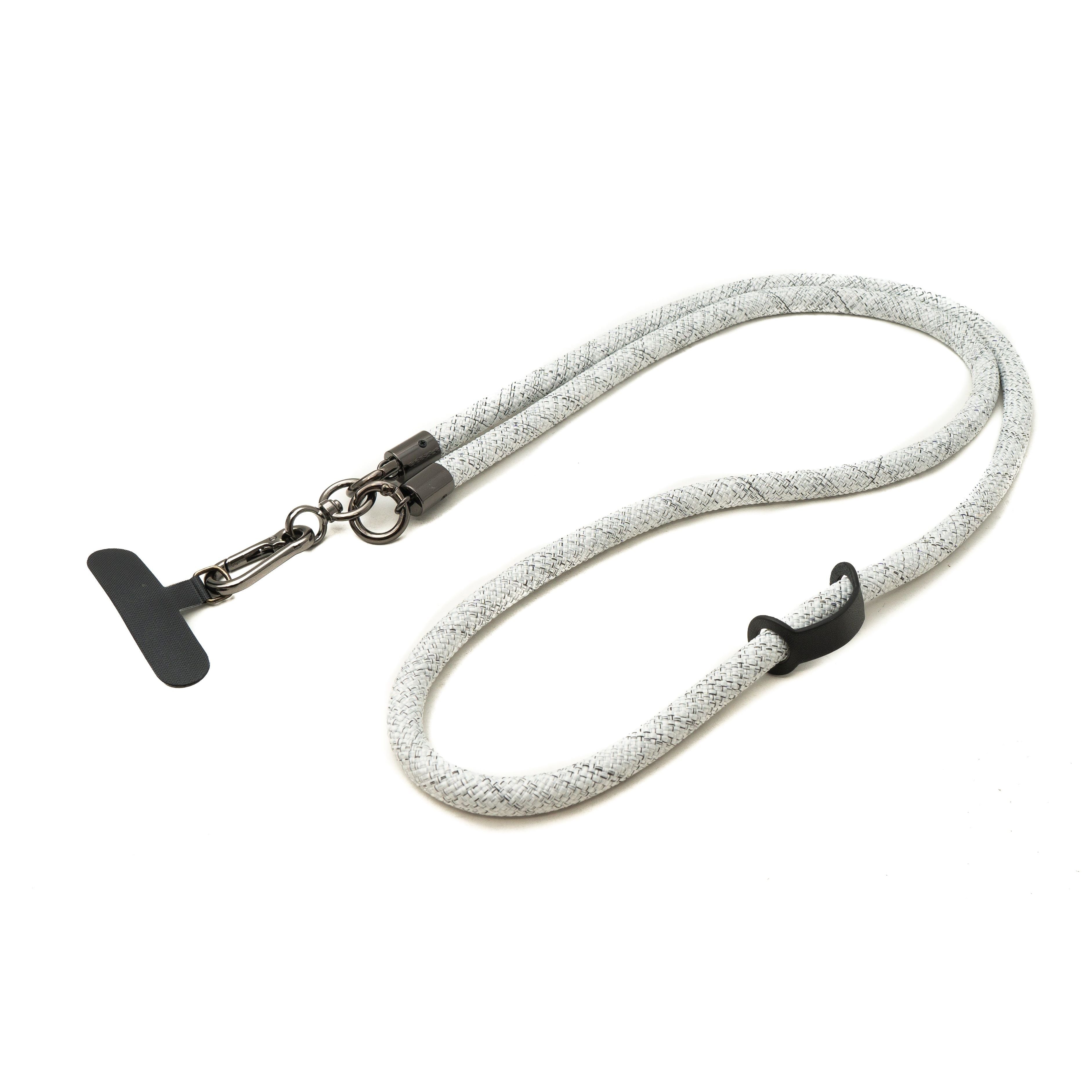 Umhängeband Für Smartphone Hüllen Weiß Verstellbar Extra Dickes Nylonband Mit Tether Pad