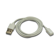 System-S USB 2 0 Ladekabel 100 cm Für HONOR Band 9 Smartwatch Weiß Magnetisch Hi Speed