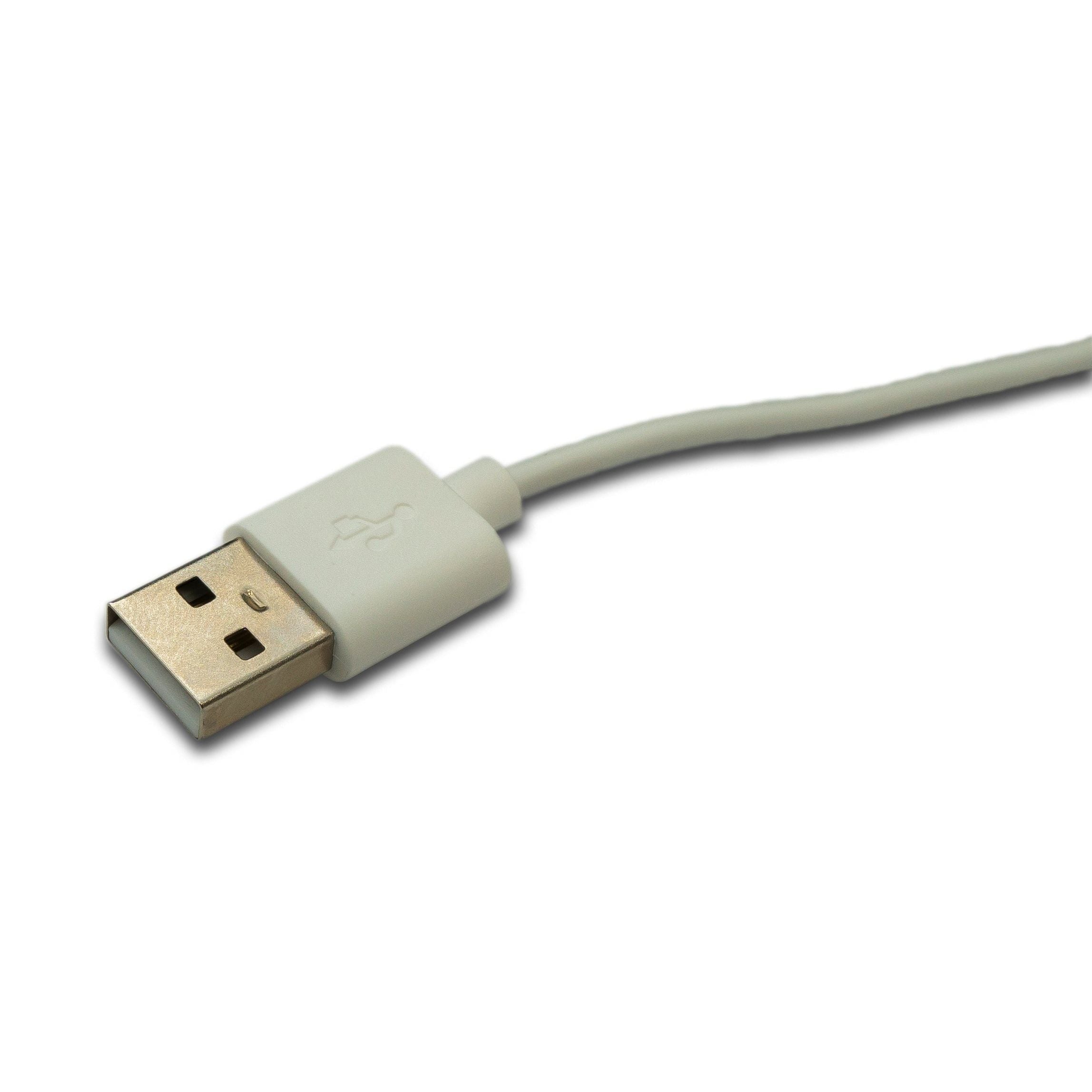 System-S USB 2 0 Ladekabel 100 cm Für HONOR Band 9 Smartwatch Weiß Magnetisch Hi Speed