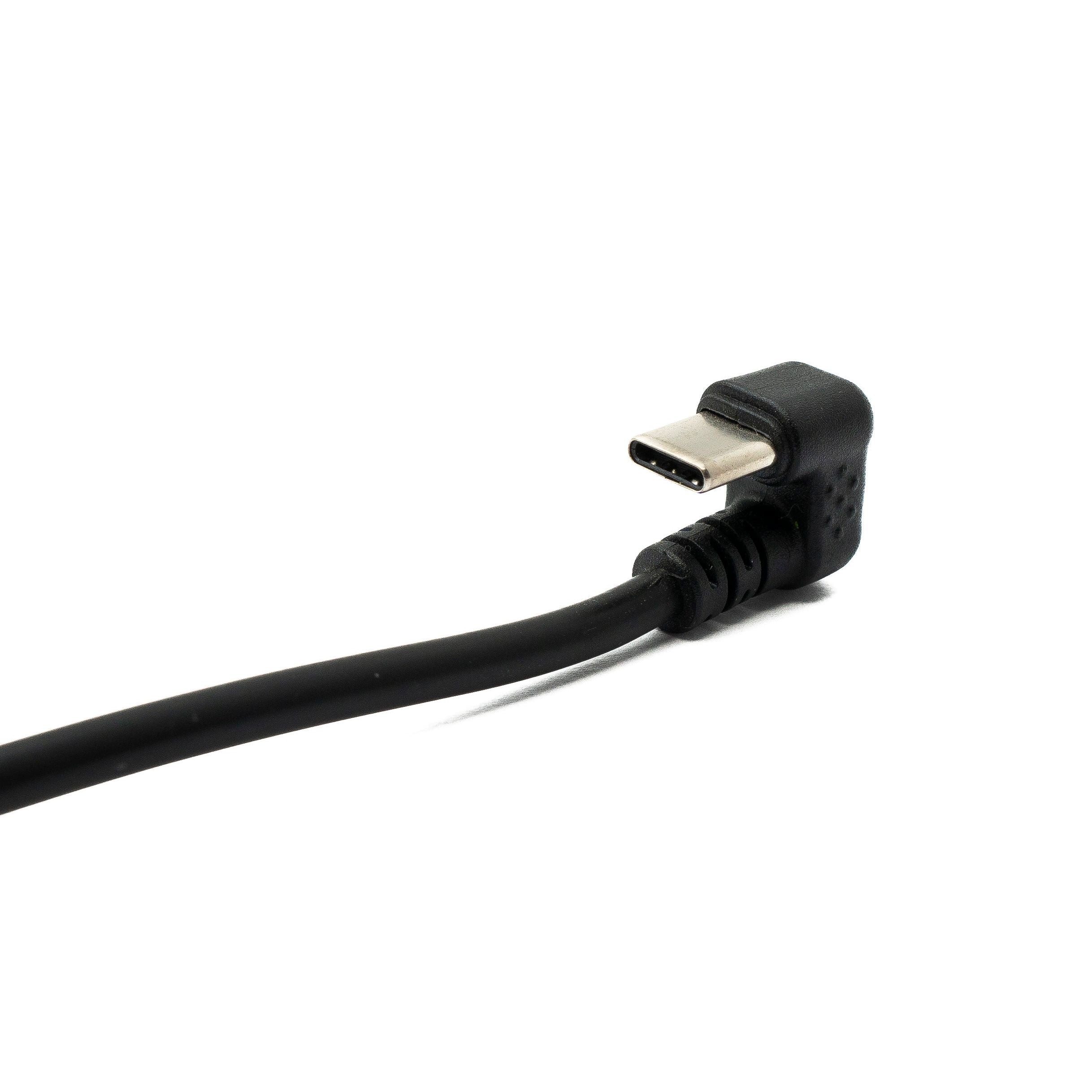 USB 3.1 C Auf USB 2.0 Mini B Kabel 30 cm Mit 180 Grad U Turn Winkel Schwarz Premium