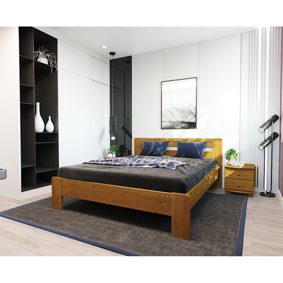 Markus Kieferbett | Massivholz | Naturholz | 100% Bio-Bett