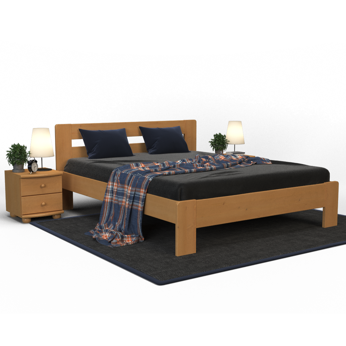 Markus Kieferbett | Massivholz | Naturholz | 100% Bio-Bett