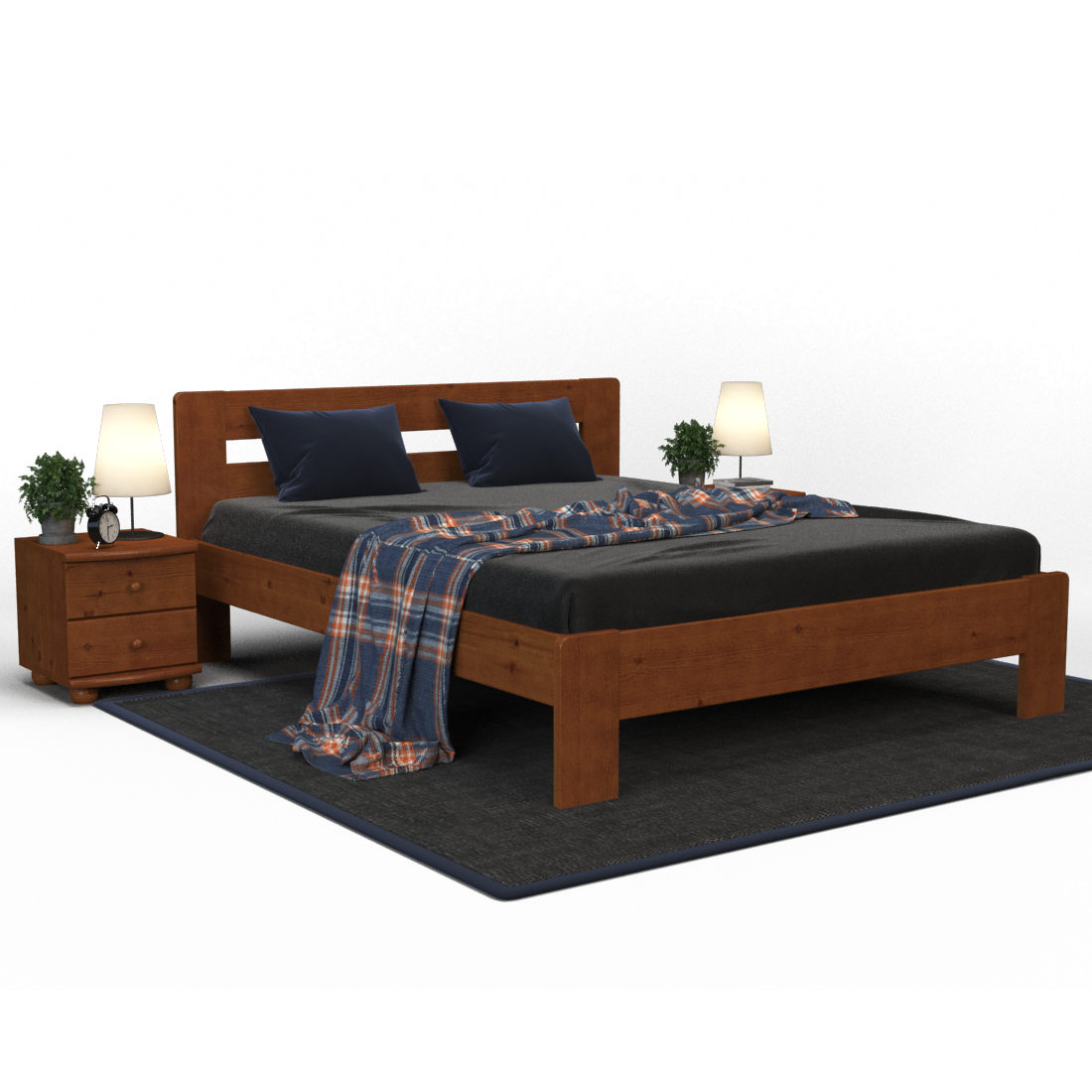 Markus Kieferbett | Massivholz | Naturholz | 100% Bio-Bett