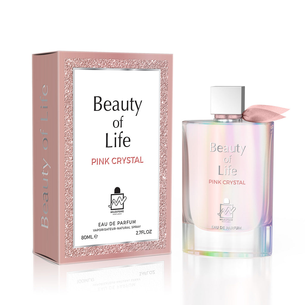 Milestone Beauty Of Life Pink Crystal Eau de Parfum 80ml