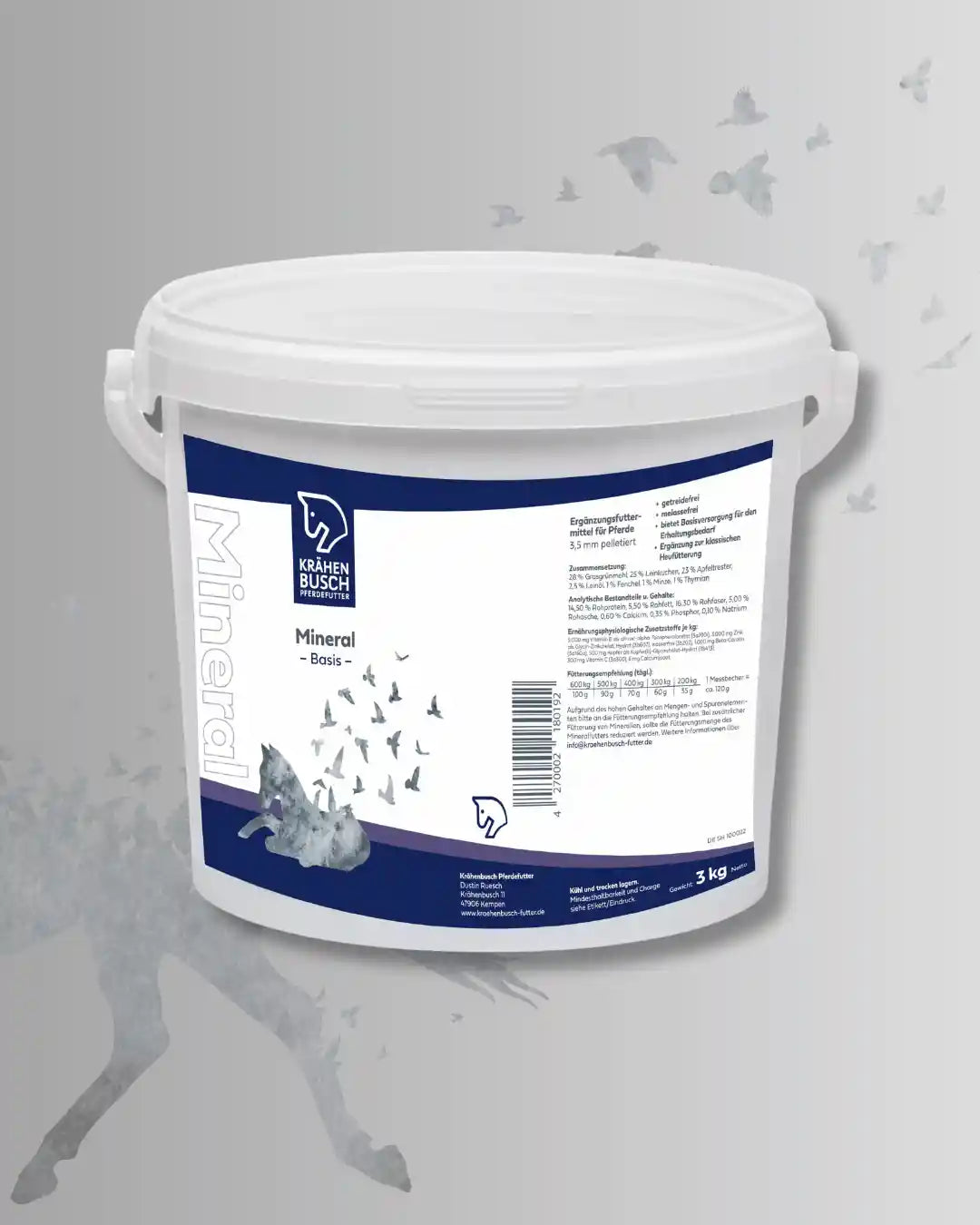 Krähenbusch Mineral Basis Erhaltungsbedarf Und Ergänzung Der Heufütterung Ohne Selen