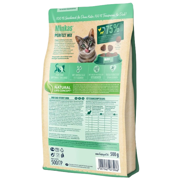 Happy Cat Minkas Perfect Mix Geflügel, Fisch & Lamm