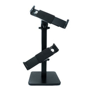 System-S Dual Tischständer 360 Grad Drehbar 180 Grad Neigbar Tablet Halterung 9 Bis 13 Zoll