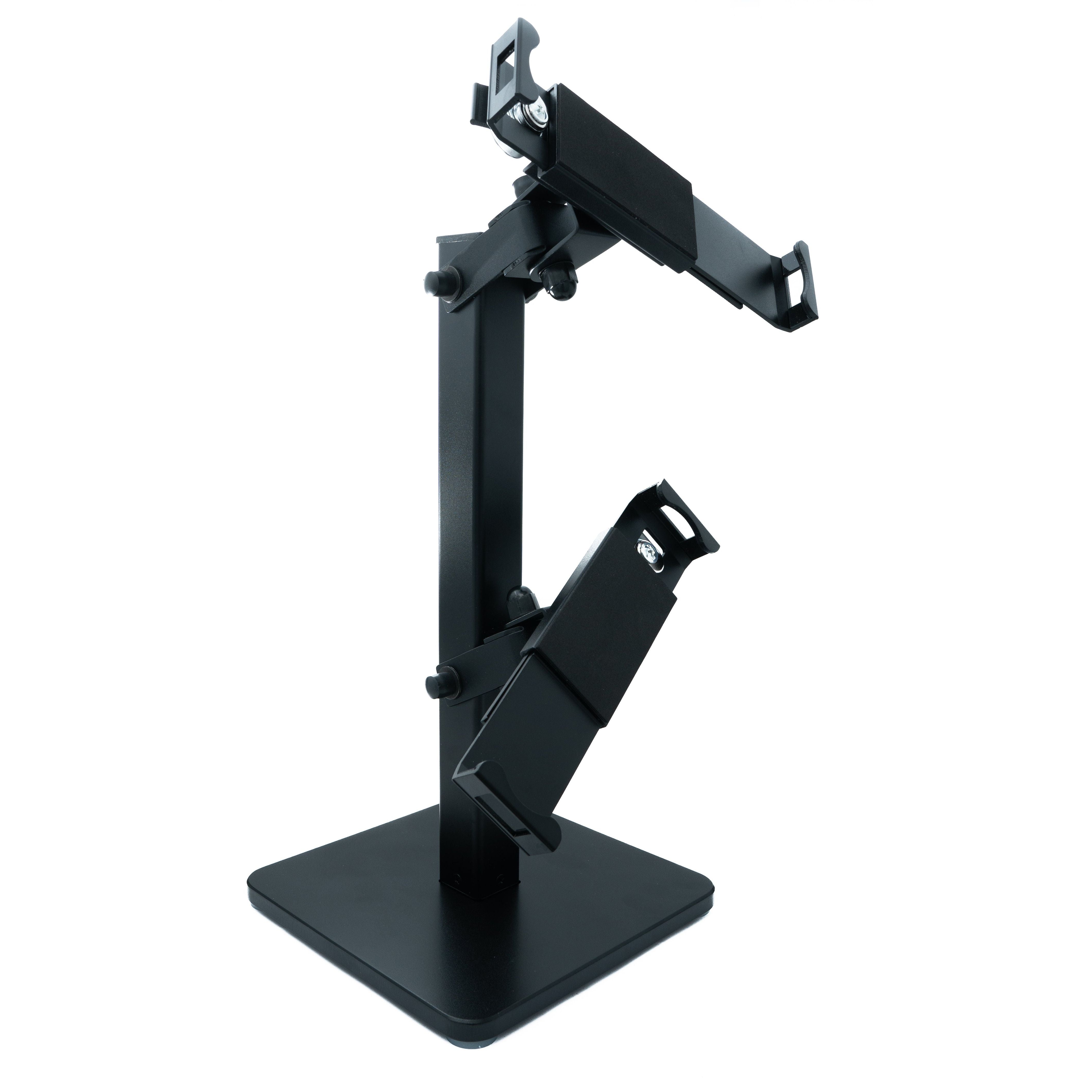 System-S Dual Tischständer 360 Grad Drehbar 180 Grad Neigbar Tablet Halterung 9 Bis 13 Zoll