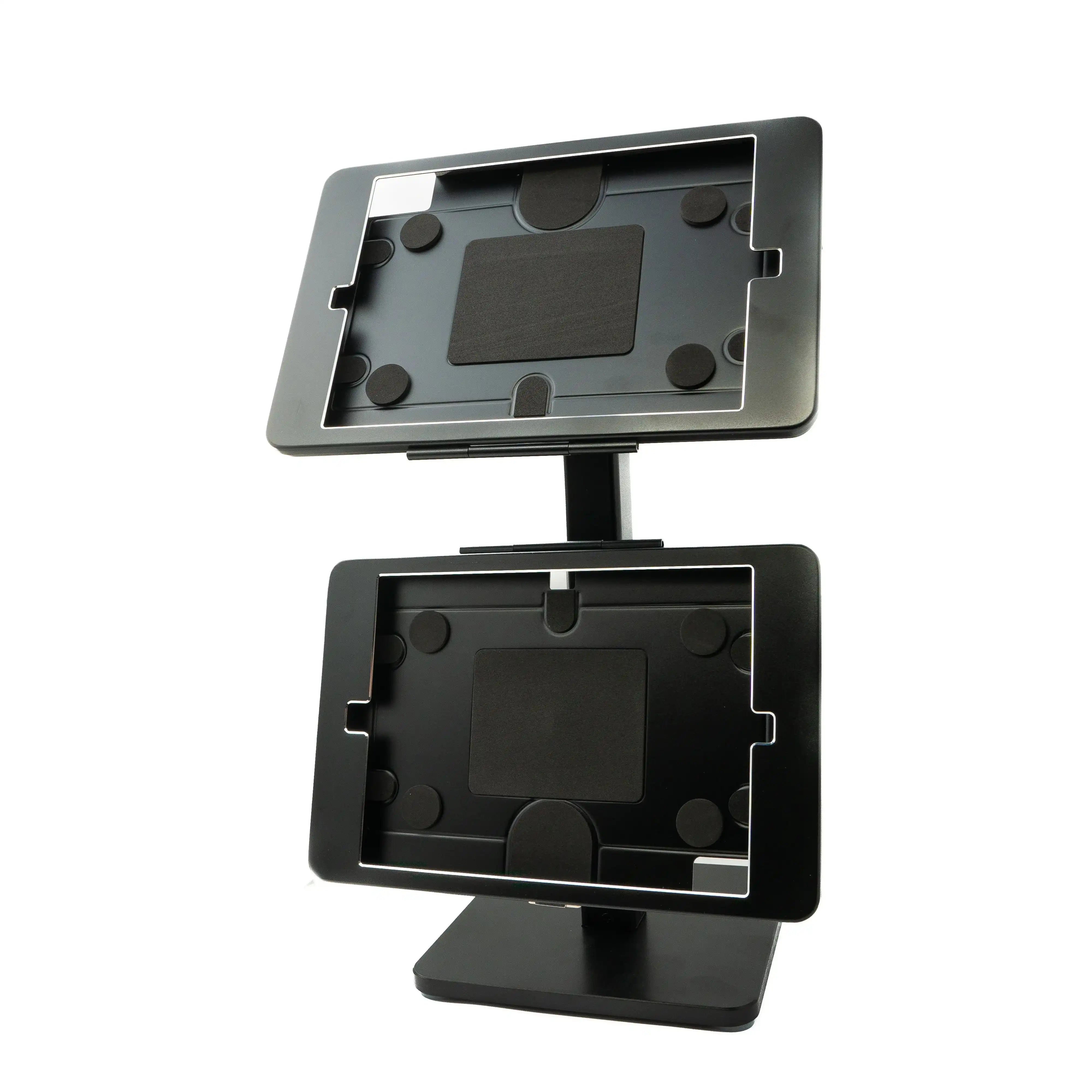 B-Ware SYSTEM-S Tischständer Dual 360° drehbar 180° neigbar Halterung abschließbar für iPad 10.2" 9 8 7 (Rückläufer)