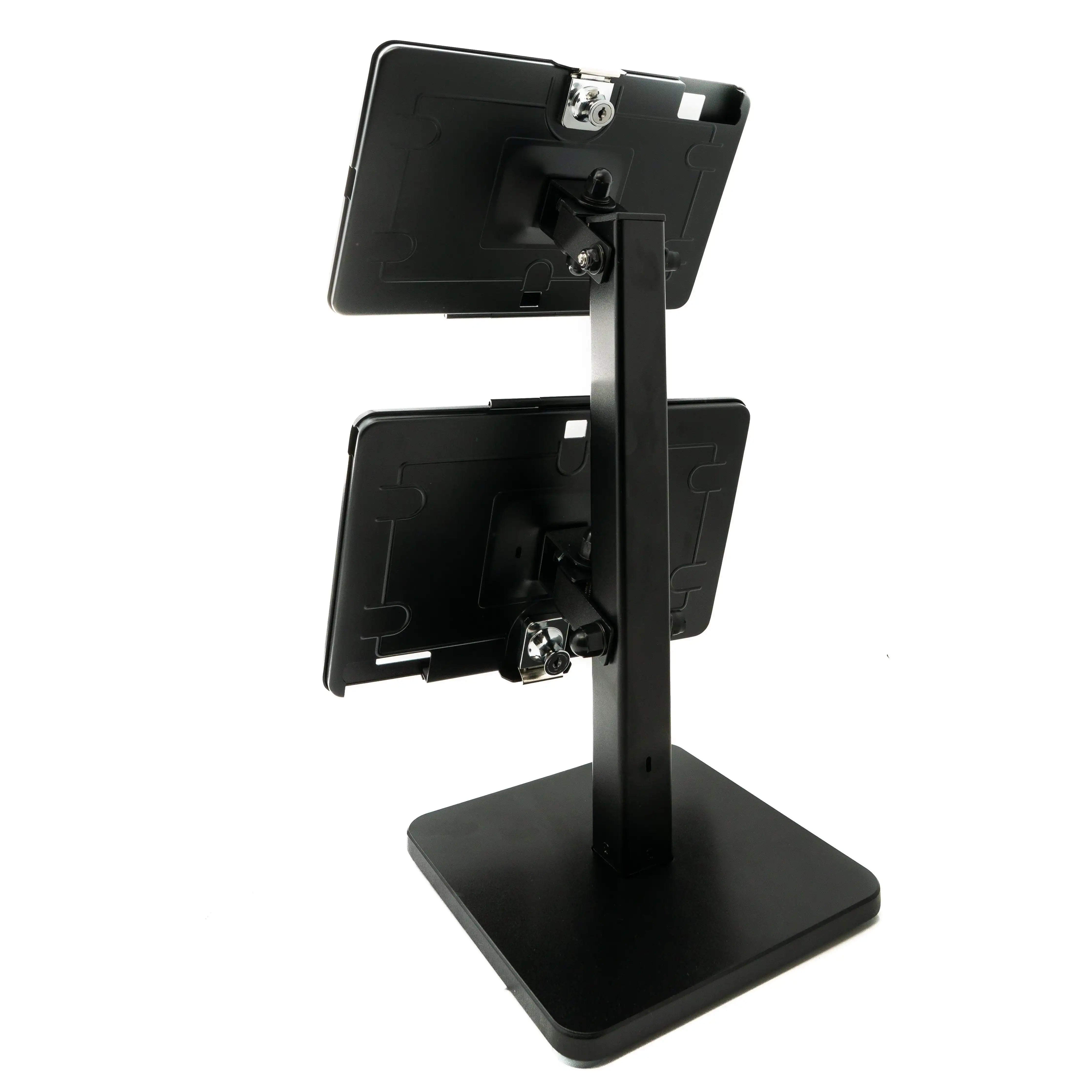 B-Ware SYSTEM-S Tischständer Dual 360° drehbar 180° neigbar Halterung abschließbar für iPad 10.2" 9 8 7 (Rückläufer)