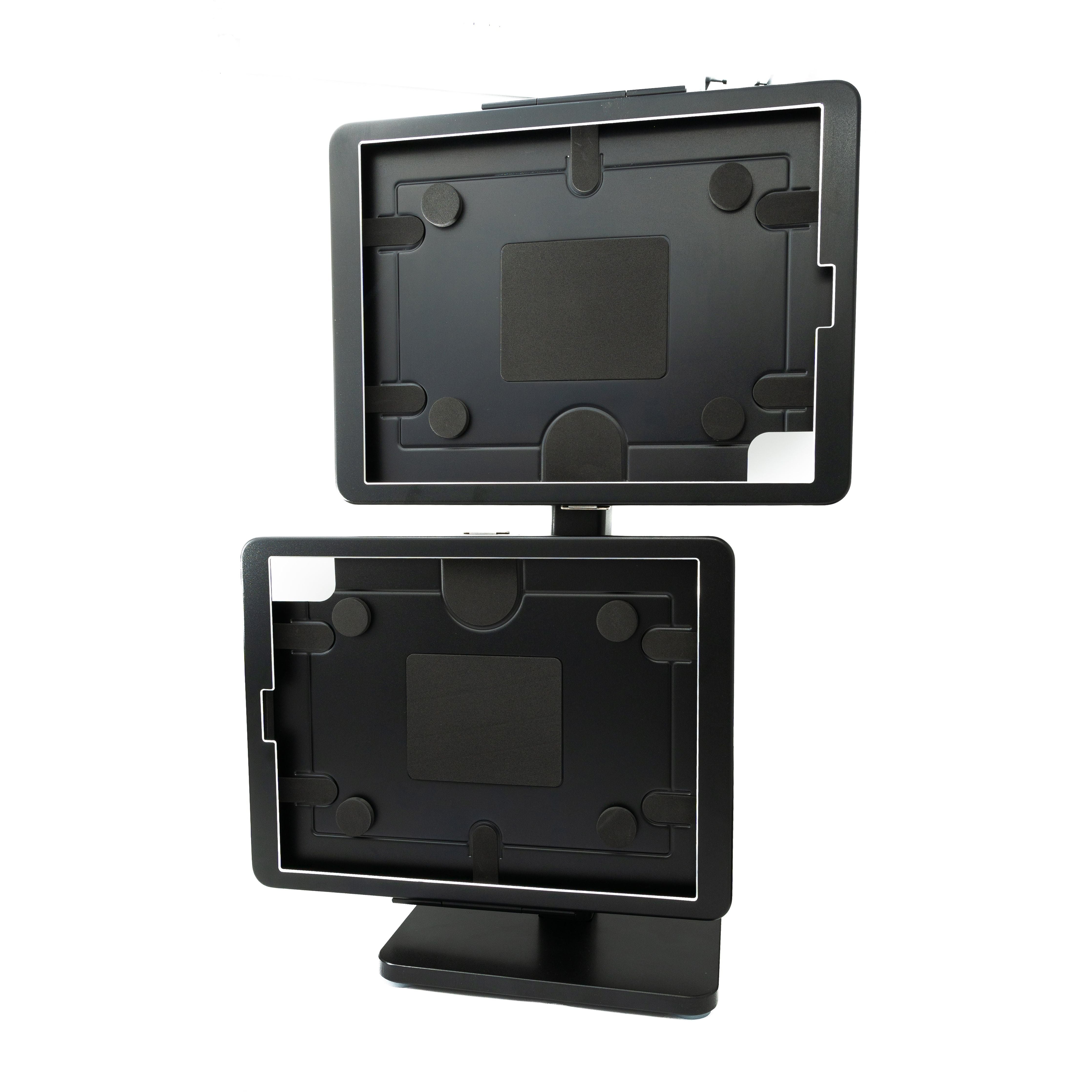 SYSTEM-S Tischständer Dual 360° drehbar 180° neigbar Halterung abschließbar für iPad Pro 5 4 3 (2021 2020 2018)