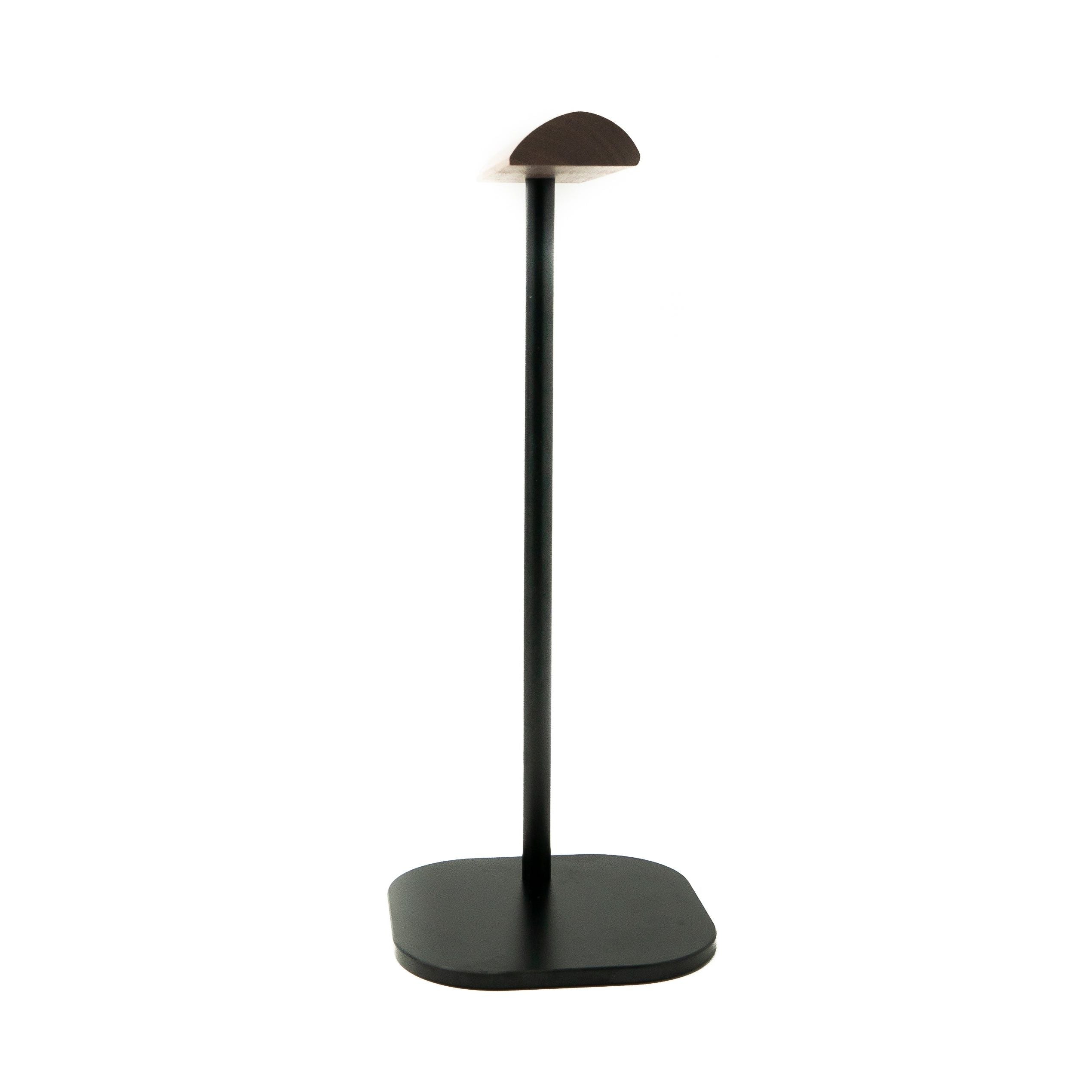 Systemhaus Zakaria Kopfhörer Ständer Aus Holz Und Aluminium 28 Cm Robuste Standfeste Halterung Für Headsets