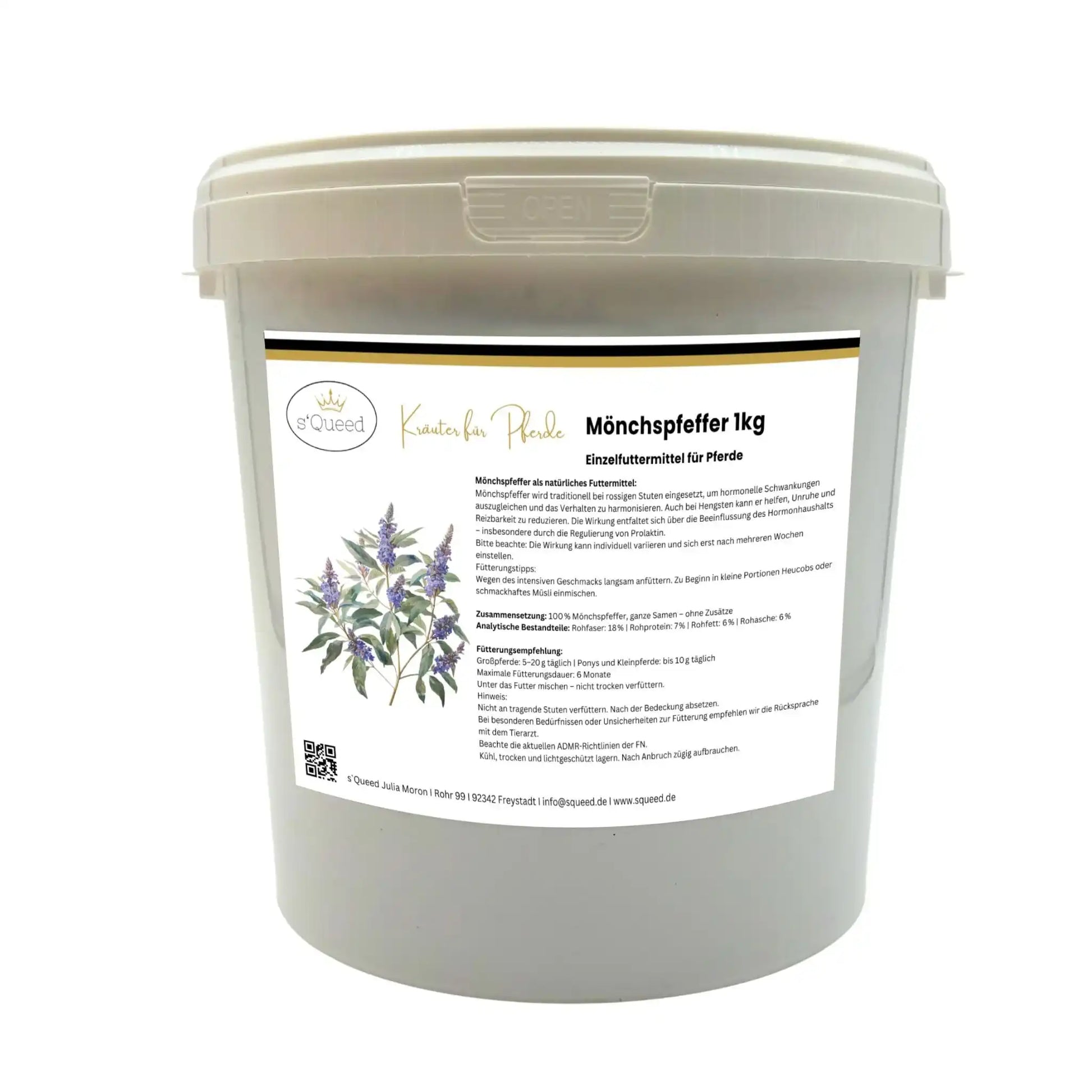 Mönchspfeffer Für Pferde Natürliche Hilfe Bei Rosse Stuten Hormonschwankungen Balance Und Unterstützung by s`Queed