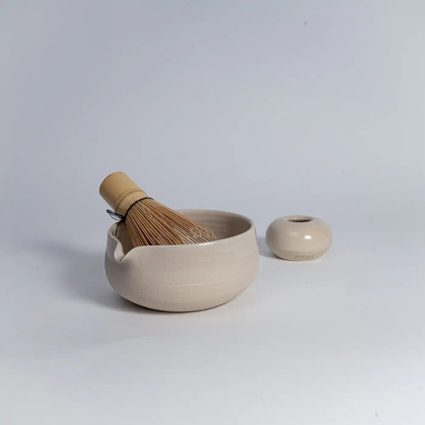 Matcha Chawan beige by Mura Mura Ceramics