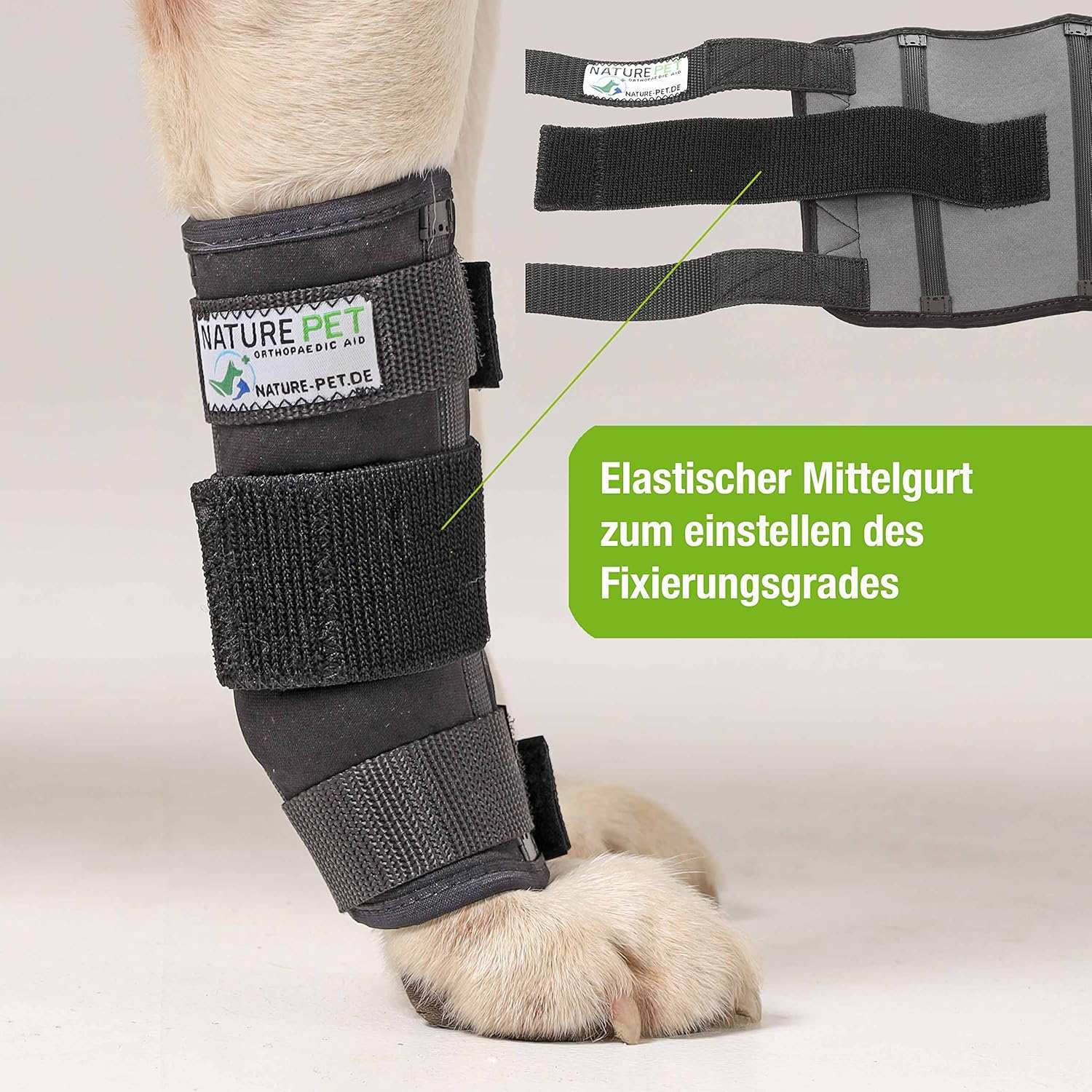 Medium Handgelenksbandage für Hunde by Nature Pet