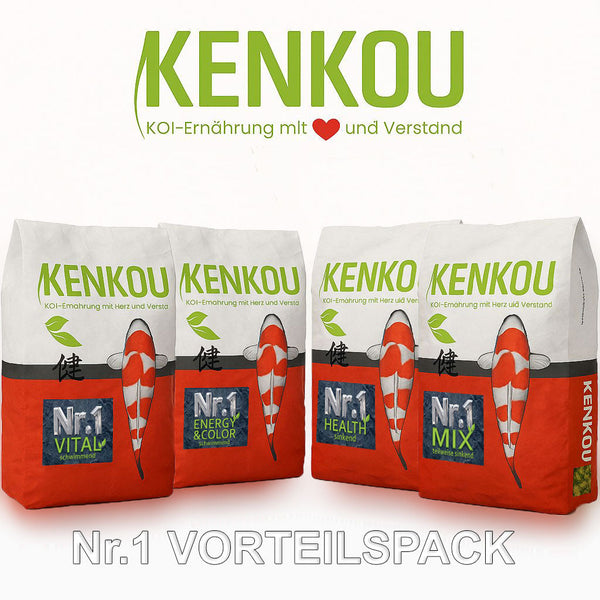 Koifutter Nr.1 VORTEILSPACK -Health - Mix - Vital - Energy & Color- 20kg 5mm