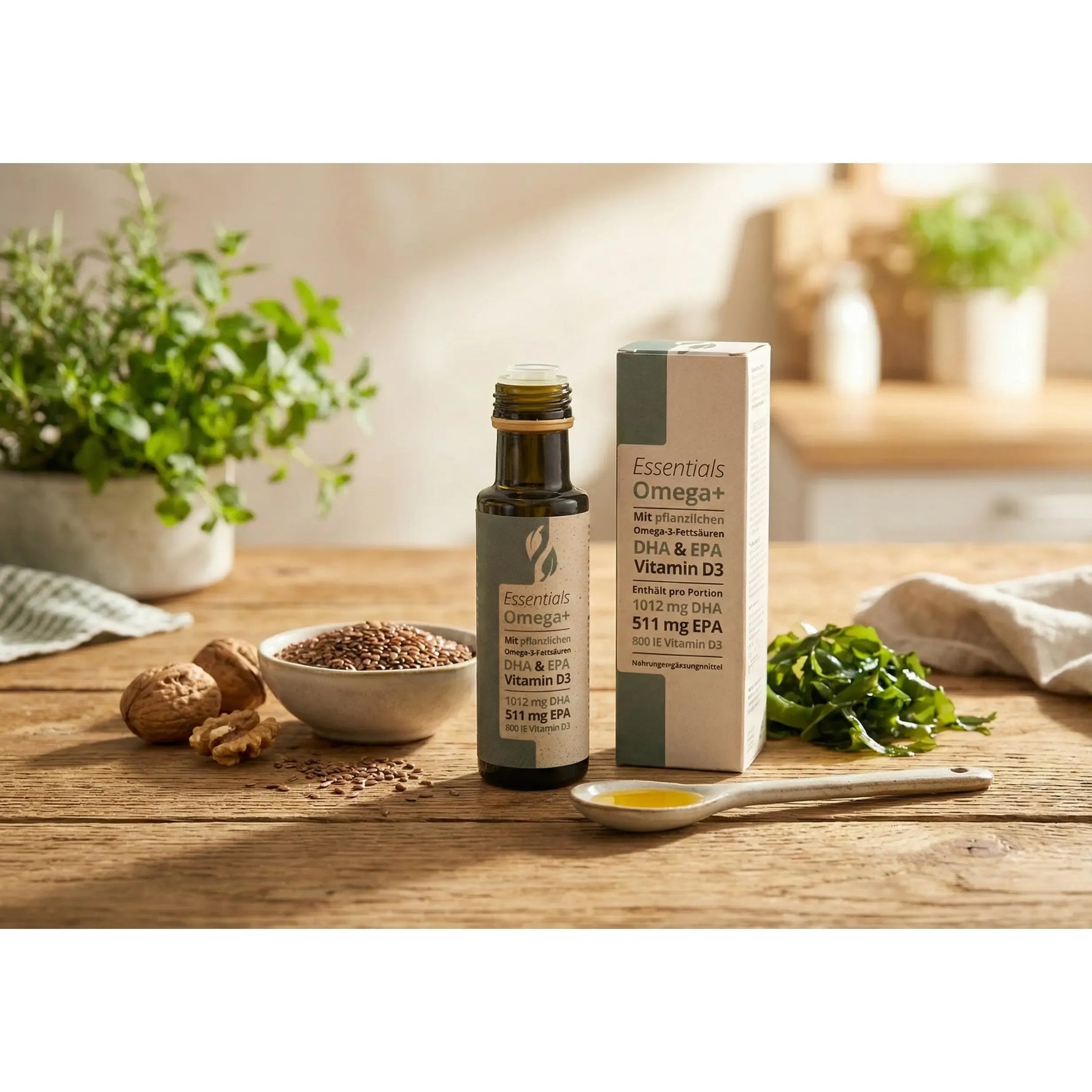Omega+ Öl – hochkonzentriert mit DHA, EPA & Vitamin D3