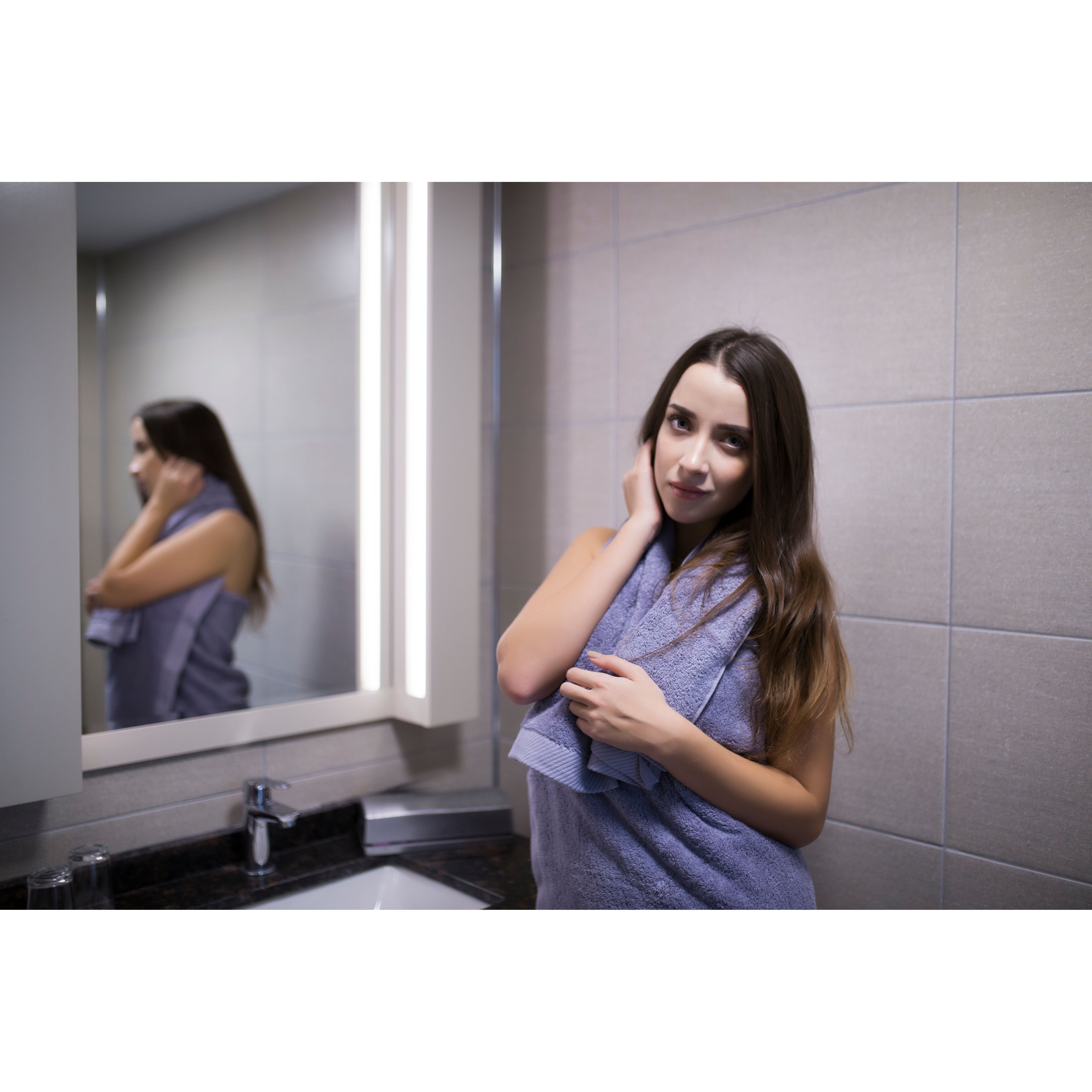 100% Organic Cotton Luxe Towel - Lila Grey