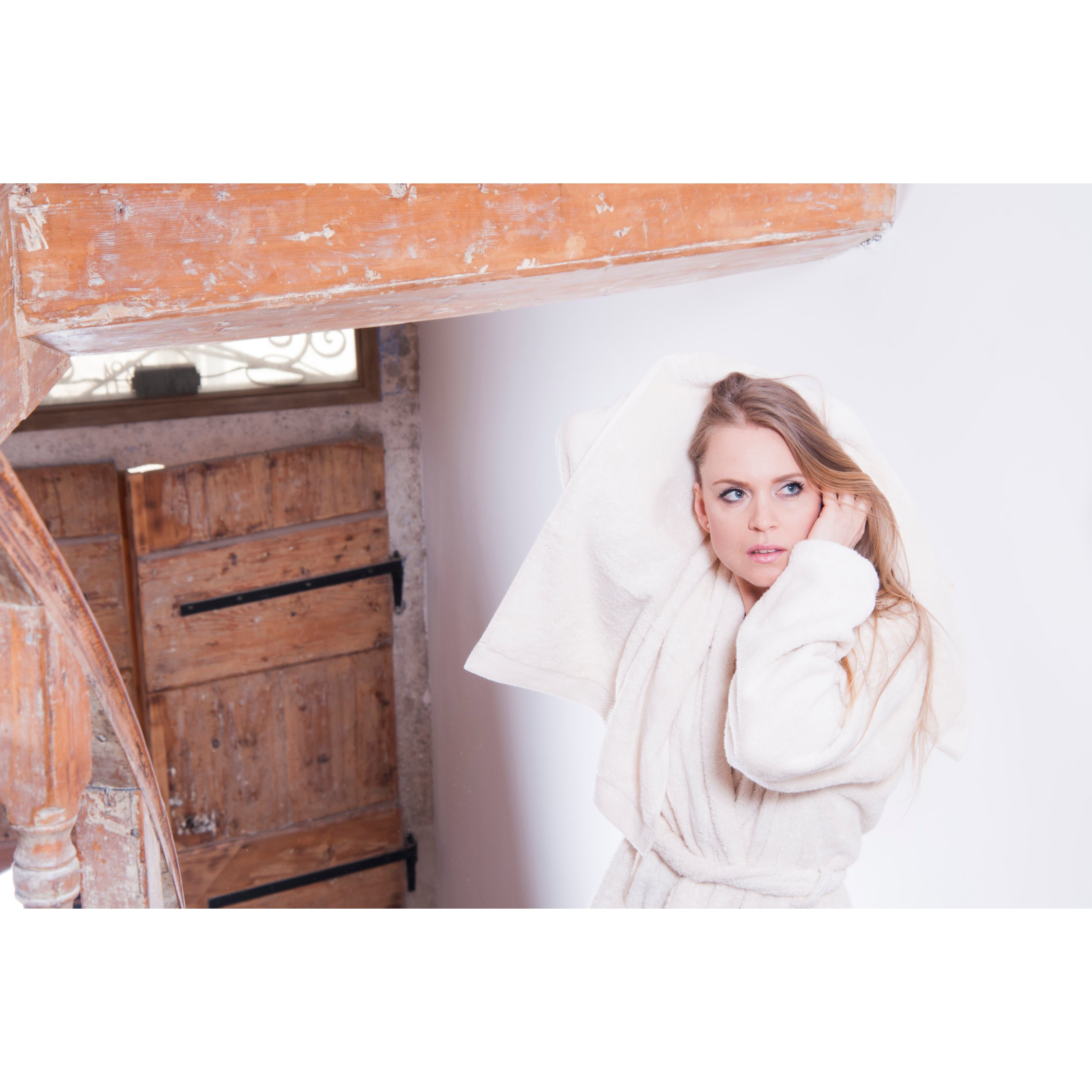 100% Organic Cotton Luxe Towel - Off-White