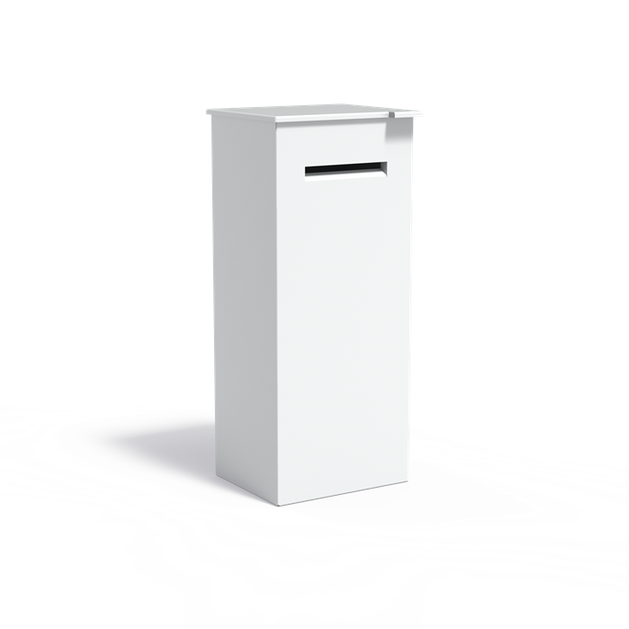 Aluminium Briefkasten freistehend CASE