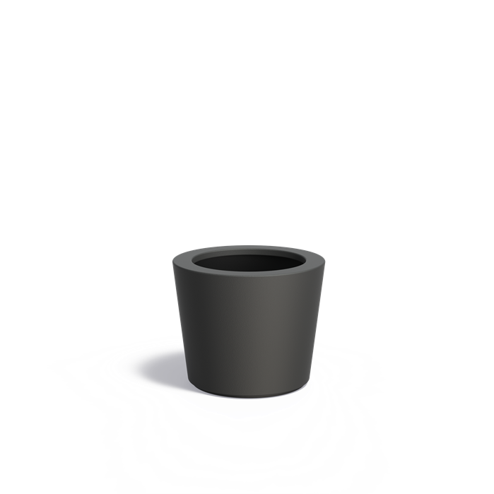 Fiberglas Pflanzkübel CONIC Boden