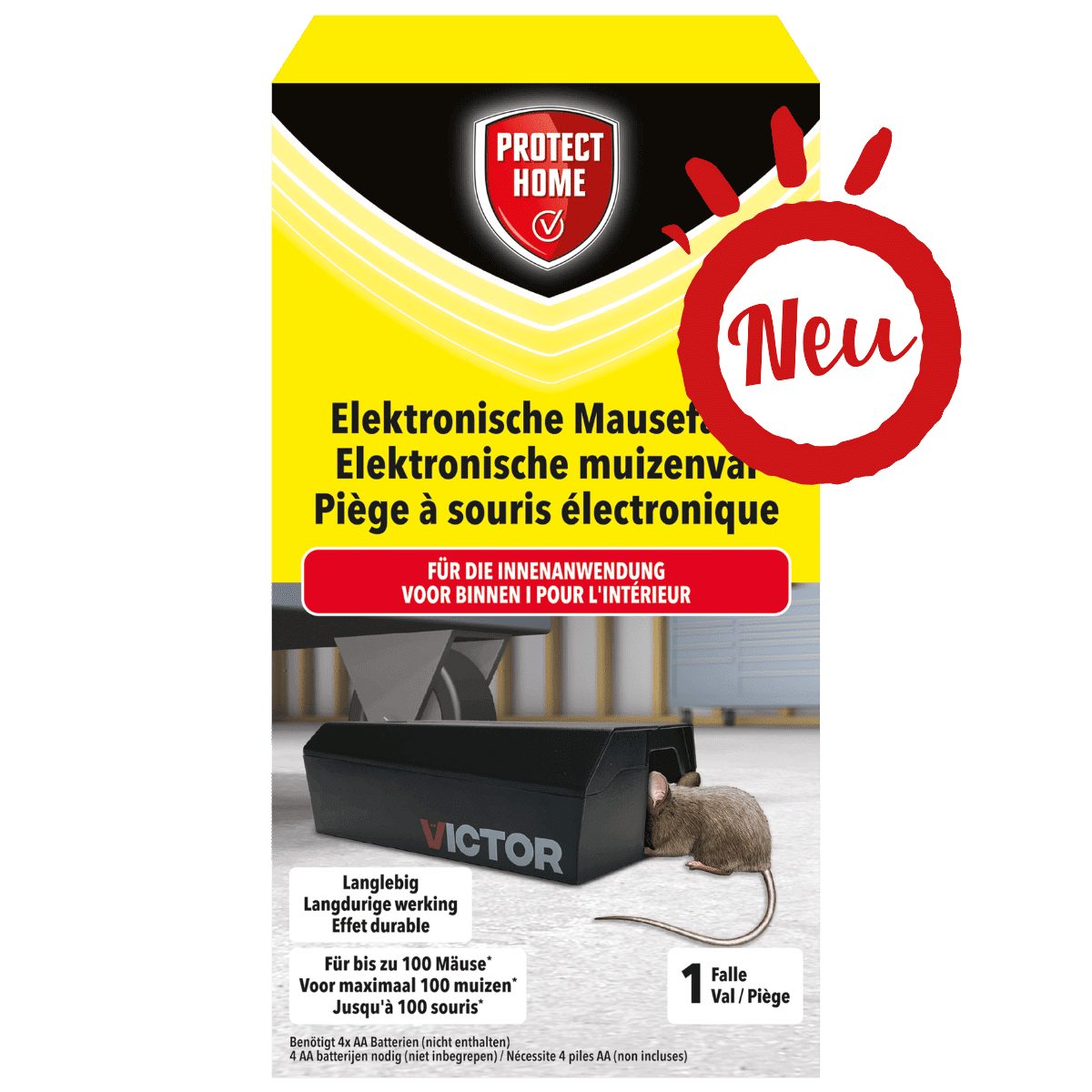 Protect Home Elektronische Mausefalle 1 Stück