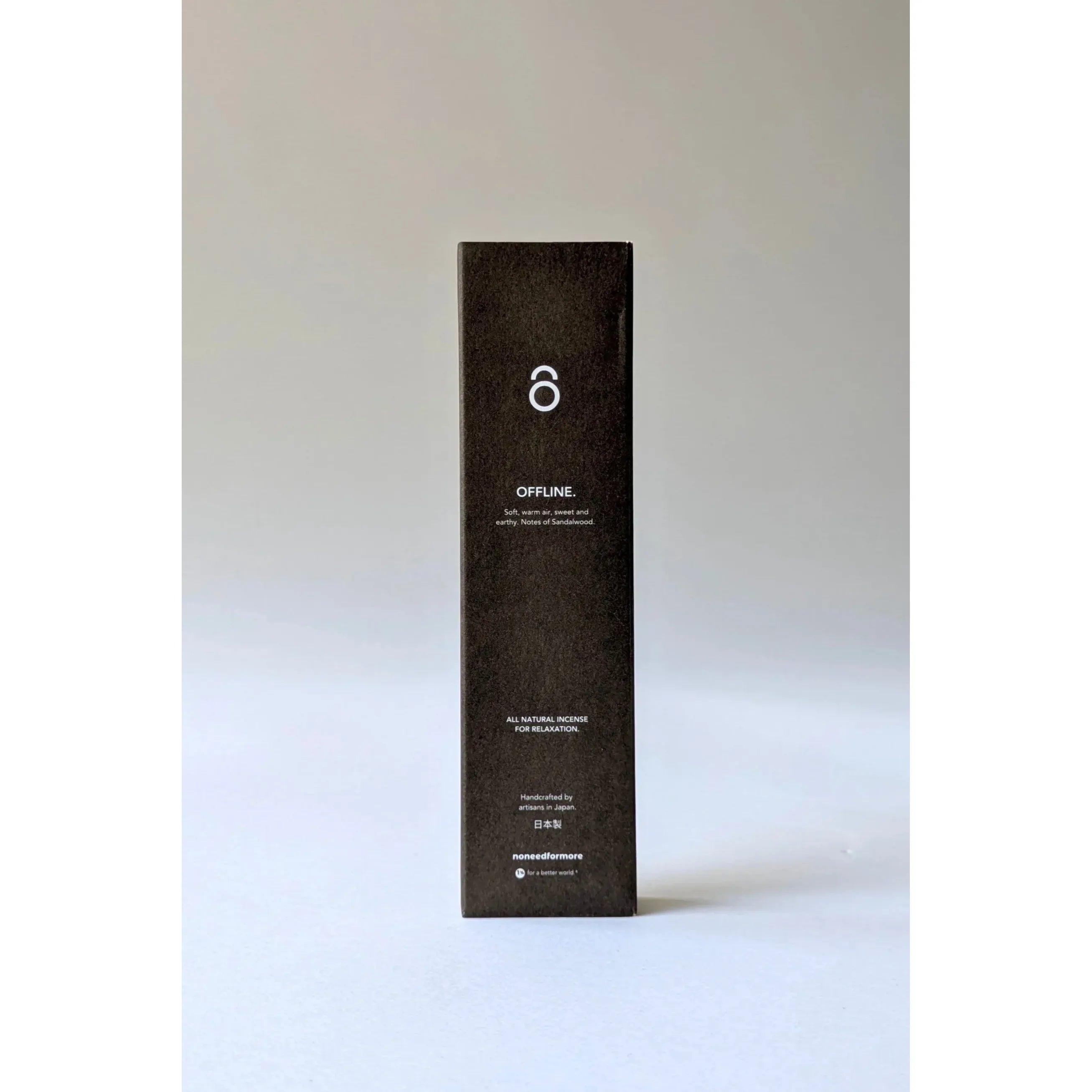no need for more - Natürliche Räucherstäbchen - "Offline" - sanftes Sandelholz