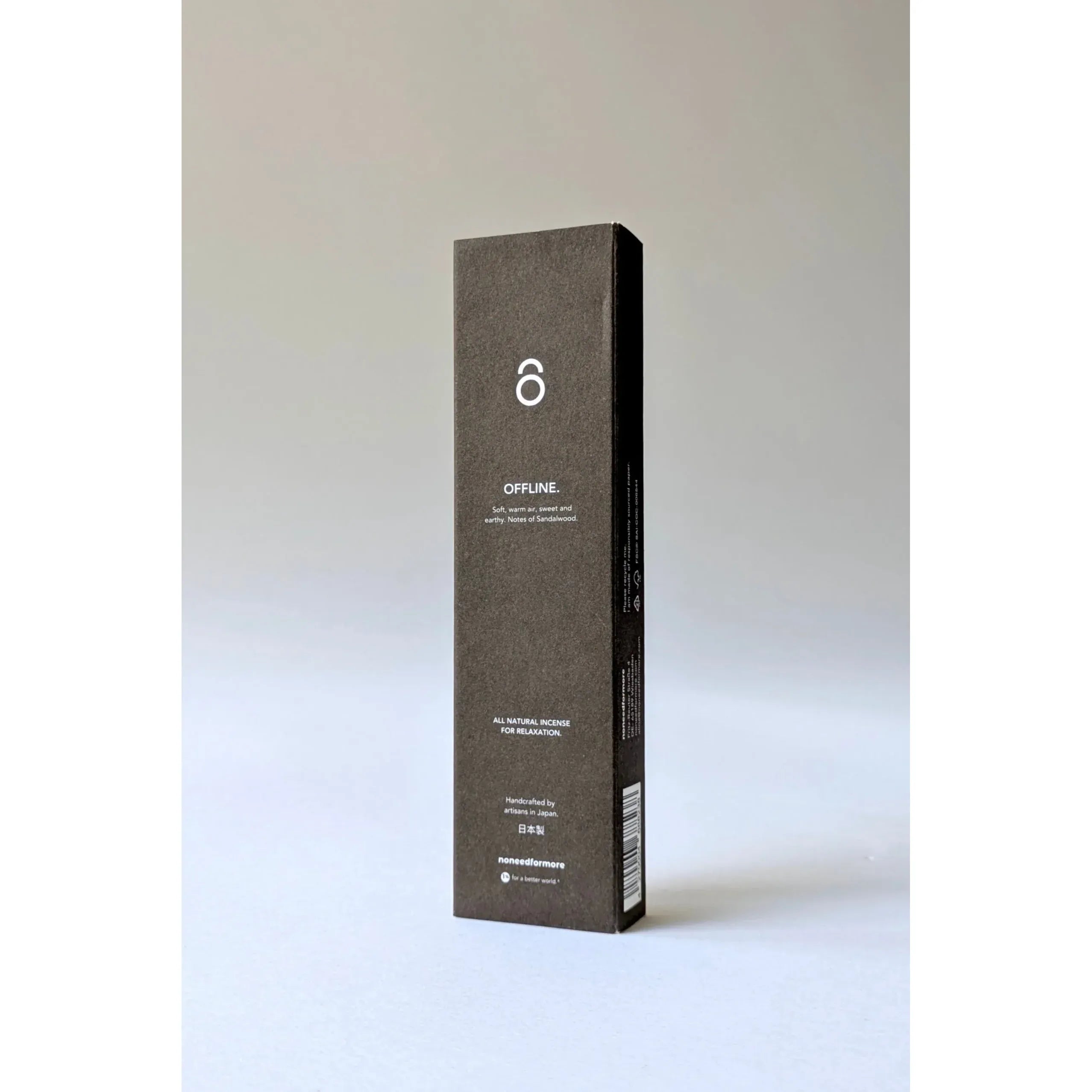 no need for more - Natürliche Räucherstäbchen - "Offline" - sanftes Sandelholz