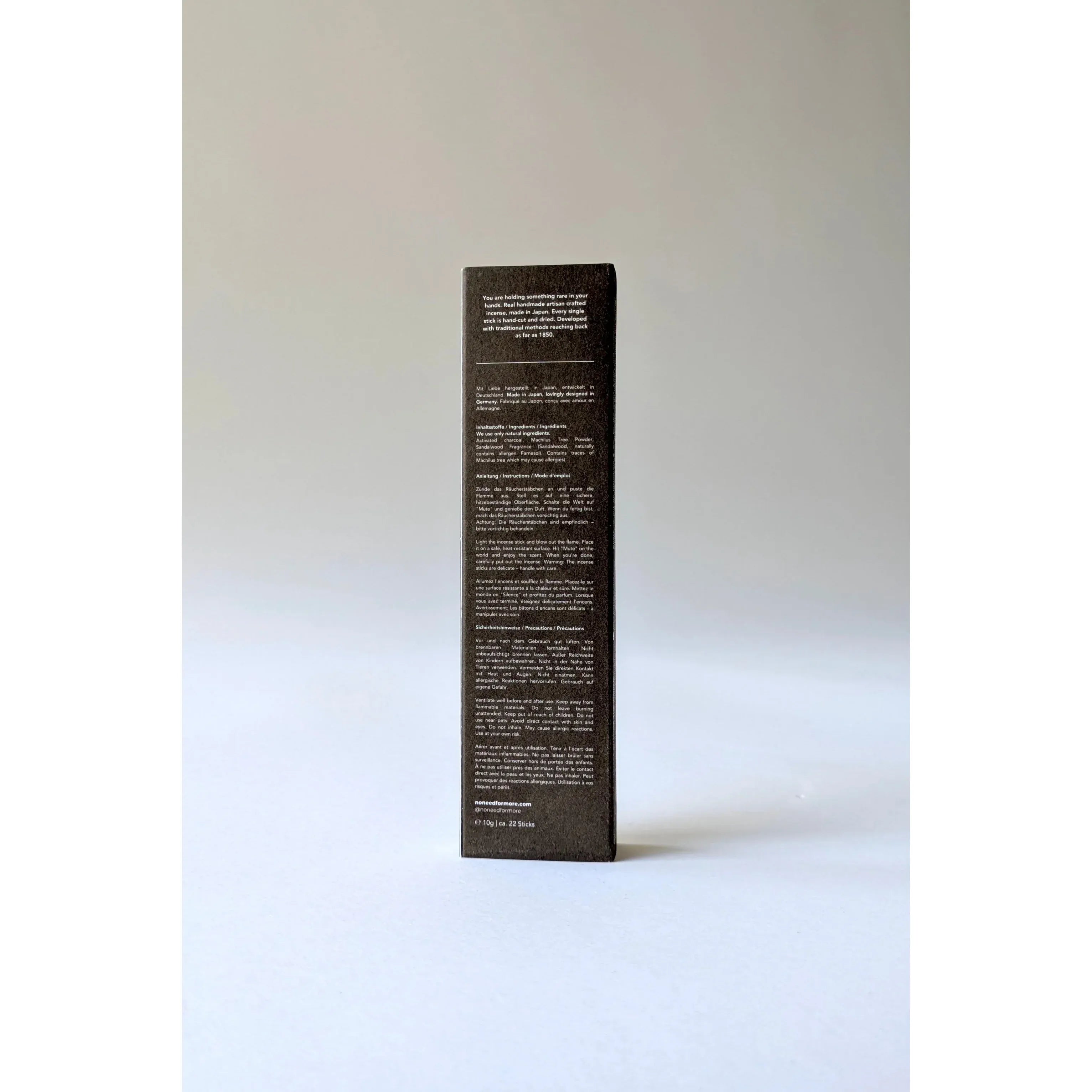 no need for more - Natürliche Räucherstäbchen - "Offline" - sanftes Sandelholz