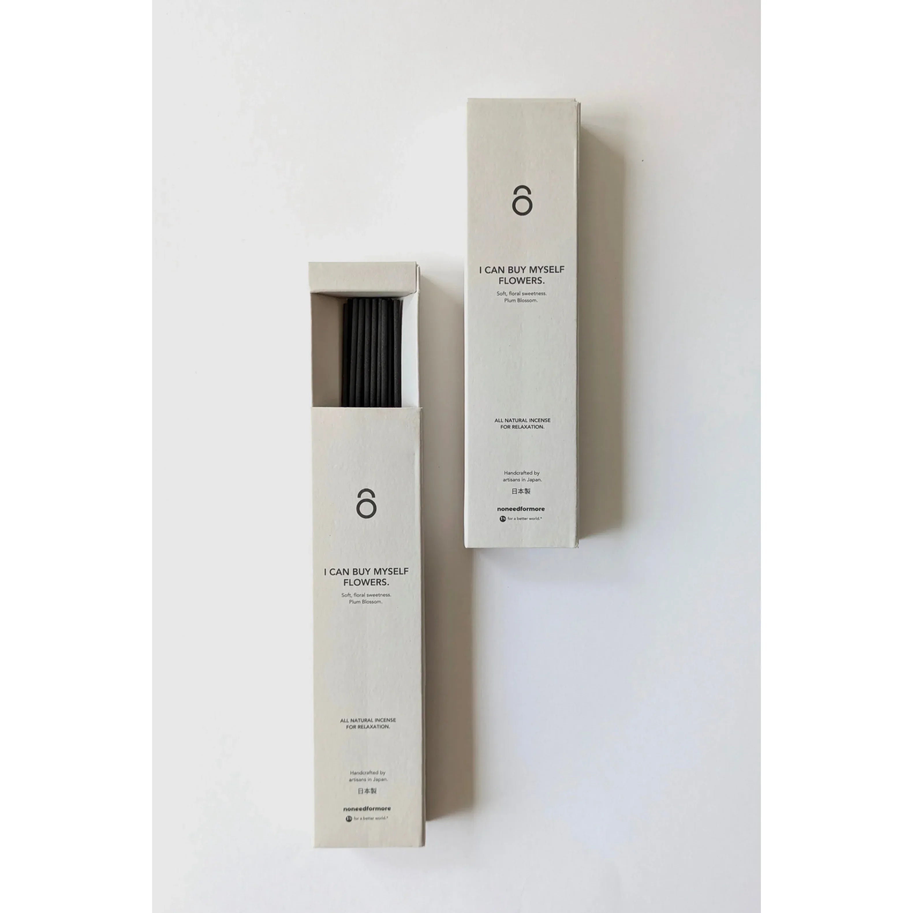 no need for more - Natürliche Räucherstäbchen - "I Can Buy Myself Flowers" - Pflaumenblüten