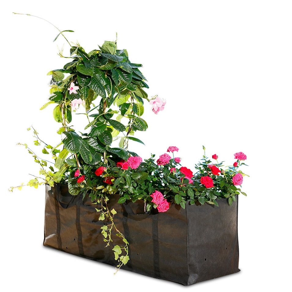 Hochbeet aus Weide - Inklusive Pflanztasche