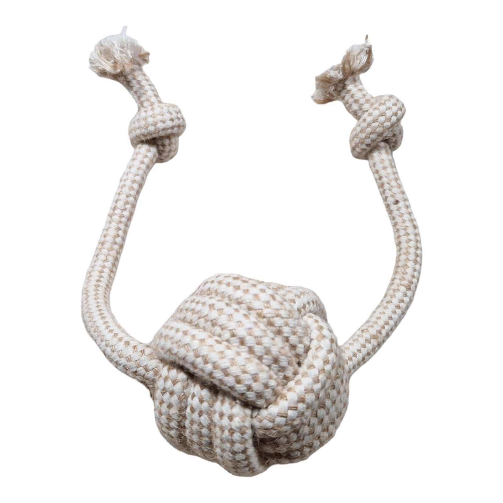 Tauseil Hundekauspielzeug aus Hanffasern und ungebleichter Baumwolle